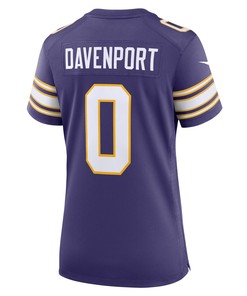 Marcus Davenport 0 Minnesota Vikings Women's Classic Game Jersey - Purple