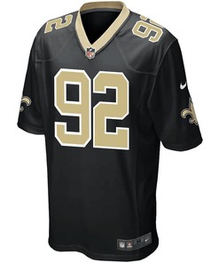 Marcus Davenport 92 New Orleans Saints Game Player Jersey - Black
