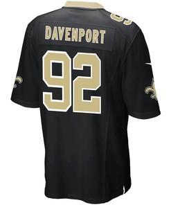 Marcus Davenport 92 New Orleans Saints Game Player Jersey - Black