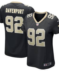 Marcus Davenport New Orleans Saints Womens Game Jersey - Black Nfl