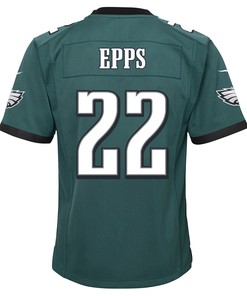 Marcus Epps 22 Philadelphia Eagles Super Bowl LVII Champions 2 Stars 2 Stars Youth Game Jersey - Black