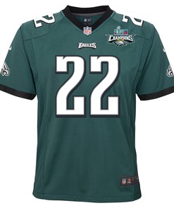 Marcus Epps 22 Philadelphia Eagles Super Bowl LVII Champions 2 Stars 2 Stars Youth Game Jersey - Black