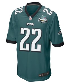 Marcus Epps 22 Philadelphia Eagles Super Bowl LVII Champions 2 Stars Men Game Jersey - Midnight Green