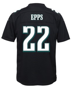 Marcus Epps 22 Philadelphia Eagles Super Bowl LVII Champions 2 Stars Youth Game Jersey - Black