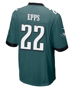 Marcus Epps 22 Philadelphia Eagles Super Bowl LVII Champions Men Game Jersey - Midnight Green