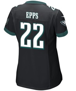 Marcus Epps 22 Philadelphia Eagles Super Bowl LVII Champions Women Game Jersey - Black