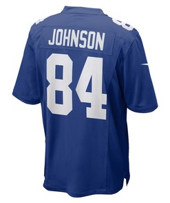 Marcus Johnson 84 New York Giants Home Game Player Jersey - Royal
