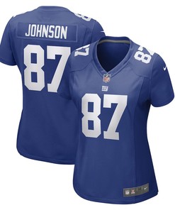 Marcus Johnson New York Giants Women's Game Player Jersey - Royal