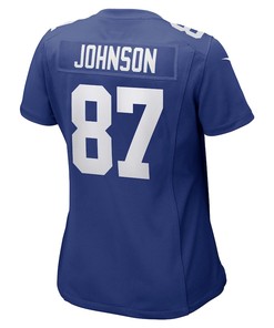 Marcus Johnson New York Giants Women's Game Player Jersey - Royal