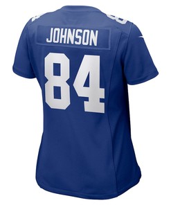 Marcus Johnson New York Giants Women's Home Game Player Jersey - Royal
