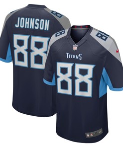 Marcus Johnson Tennessee Titans Game Jersey - Navy Nfl