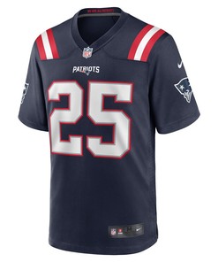 Marcus Jones New England Patriots Game Player Jersey - Navy