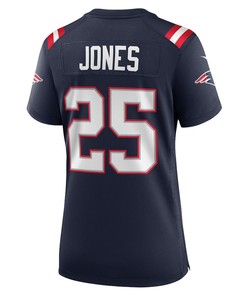 Marcus Jones New England Patriots Women's Game Player Jersey - Navy