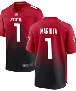 Marcus Mariota 1 Atlanta Falcons Alternate Game Men Jersey - Red Jersey