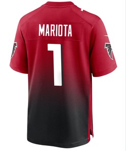 Marcus Mariota 1 Atlanta Falcons Alternate Game Men Jersey - Red Jersey