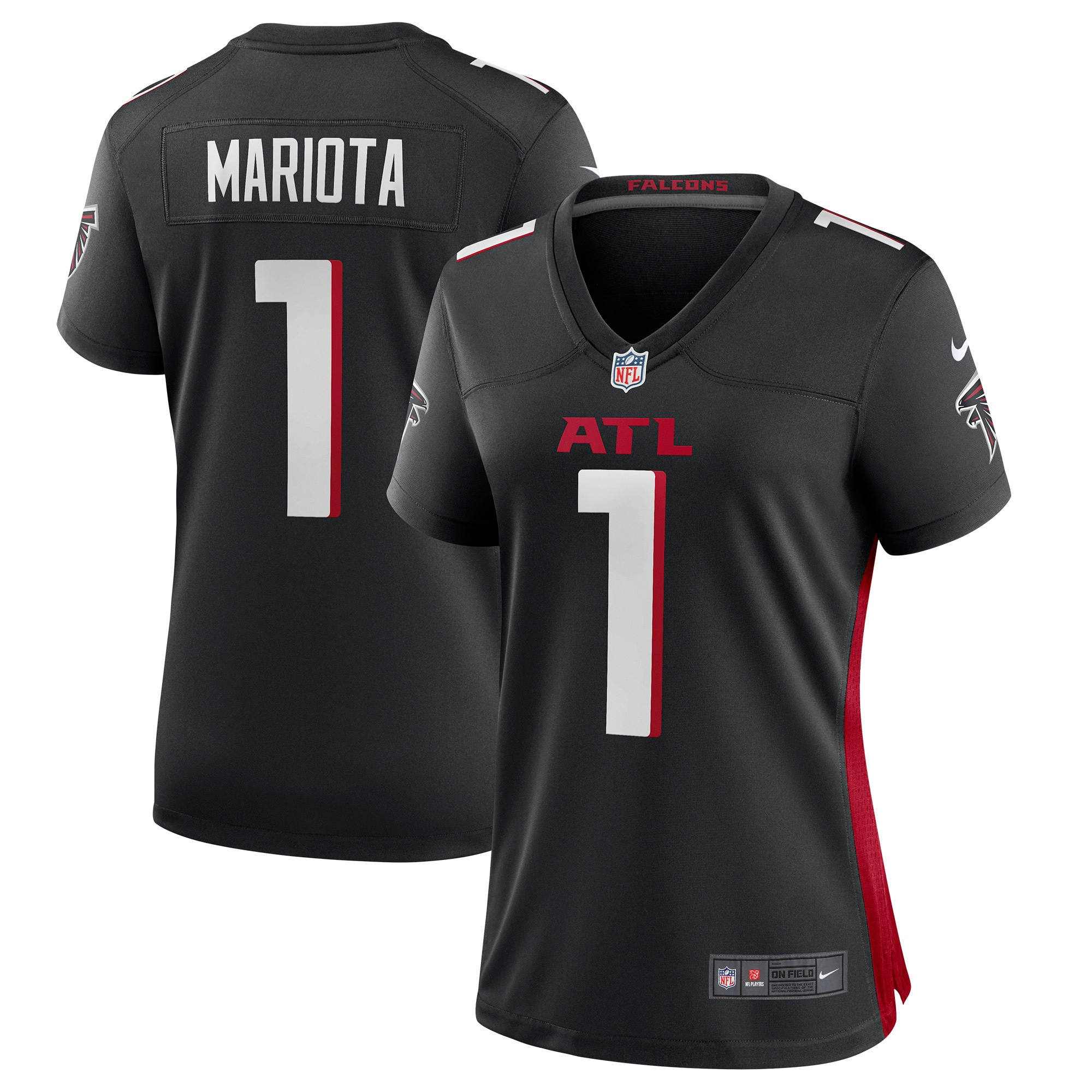 Marcus Mariota Atlanta Falcons Womens Game Jersey - Black Nfl