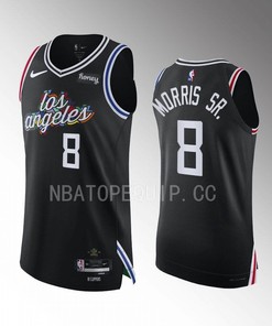 Marcus Morris Sr. 8 Los Angeles Clippers 2022-23 City Edition Jersey Black