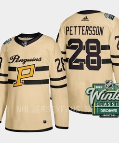 Marcus Pettersson 28 Pittsburgh Penguins 2023 Winter Classic Cream Jersey