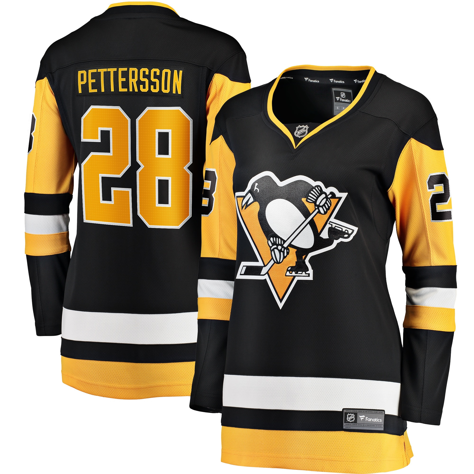 Marcus Pettersson Pittsburgh Penguins Fanatics Branded Womens Home Breakaway Player Jersey - Black Nhl