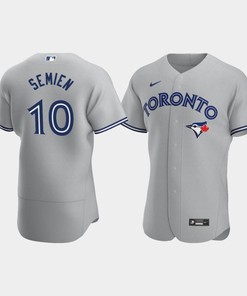 Marcus Semien 10 Toronto Blue Jays Gray Road Jersey