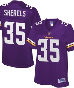 Marcus Sherels Minnesota Vikings Nfl Pro Line Womens Team Color Jersey - Purple