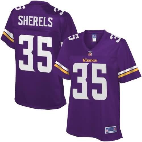 Marcus Sherels Minnesota Vikings Nfl Pro Line Womens Team Color Jersey - Purple