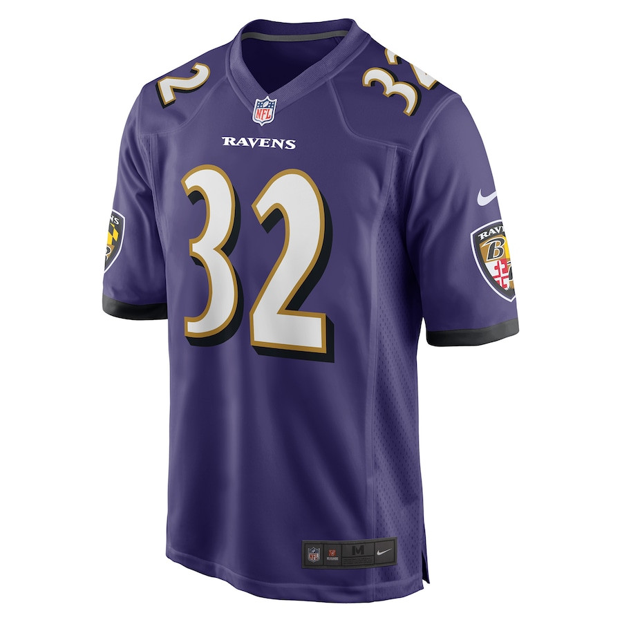 Marcus Williams 32 Baltimore Ravens Game Jersey - Purple