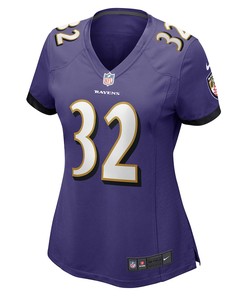 Marcus Williams 32 Baltimore Ravens Women's Game Jersey - Purple