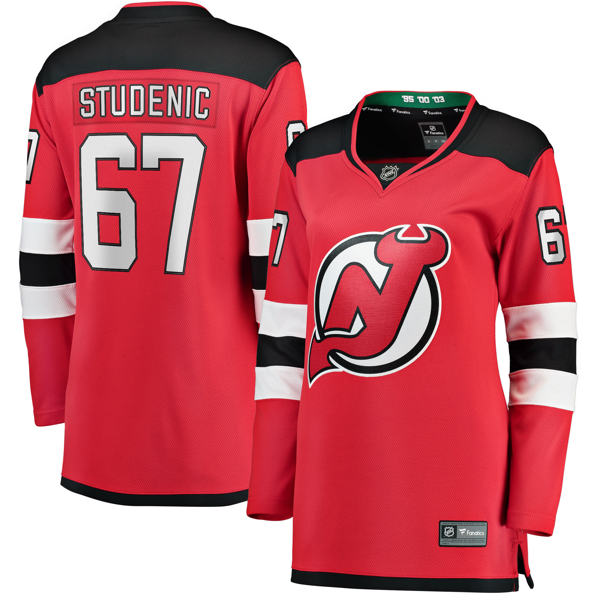 Marian Studenic New Jersey Devils Fanatics Branded Womens Home Breakaway Player Jersey - Red Nhl