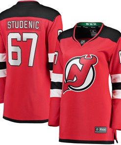 Marian Studenic New Jersey Devils Fanatics Branded Womens Home Breakaway Player Jersey - Red Nhl