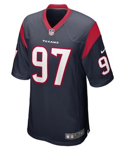 Mario Addison Houston Texans Player Game Jersey - Navy
