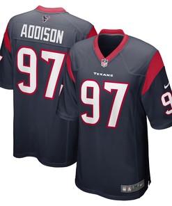 Mario Addison Houston Texans Player Game Jersey - Navy Nfl