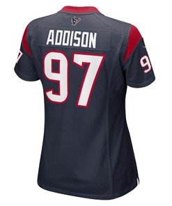 Mario Addison Houston Texans Women's Player Game Jersey - Navy