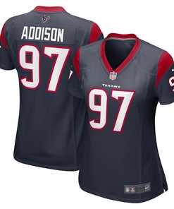 Mario Addison Houston Texans Womens Player Game Jersey - Navy Nfl