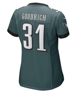 Mario Goodrich Philadelphia Eagles Women's Game Player Jersey - Midnight Green