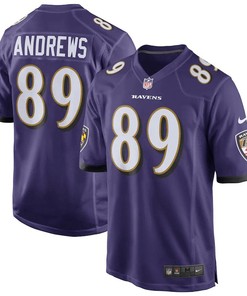 Mark Andrews 89 Baltimore Ravens Game Jersey - Purple