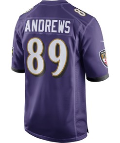Mark Andrews 89 Baltimore Ravens Game Jersey - Purple