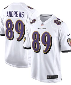 Mark Andrews 89 Baltimore Ravens Game Jersey - White