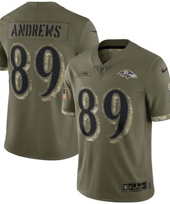 Mark Andrews Baltimore Ravens 2022 Salute To Service Limited Jersey - Olive