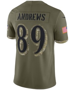 Mark Andrews Baltimore Ravens 2022 Salute To Service Limited Jersey - Olive