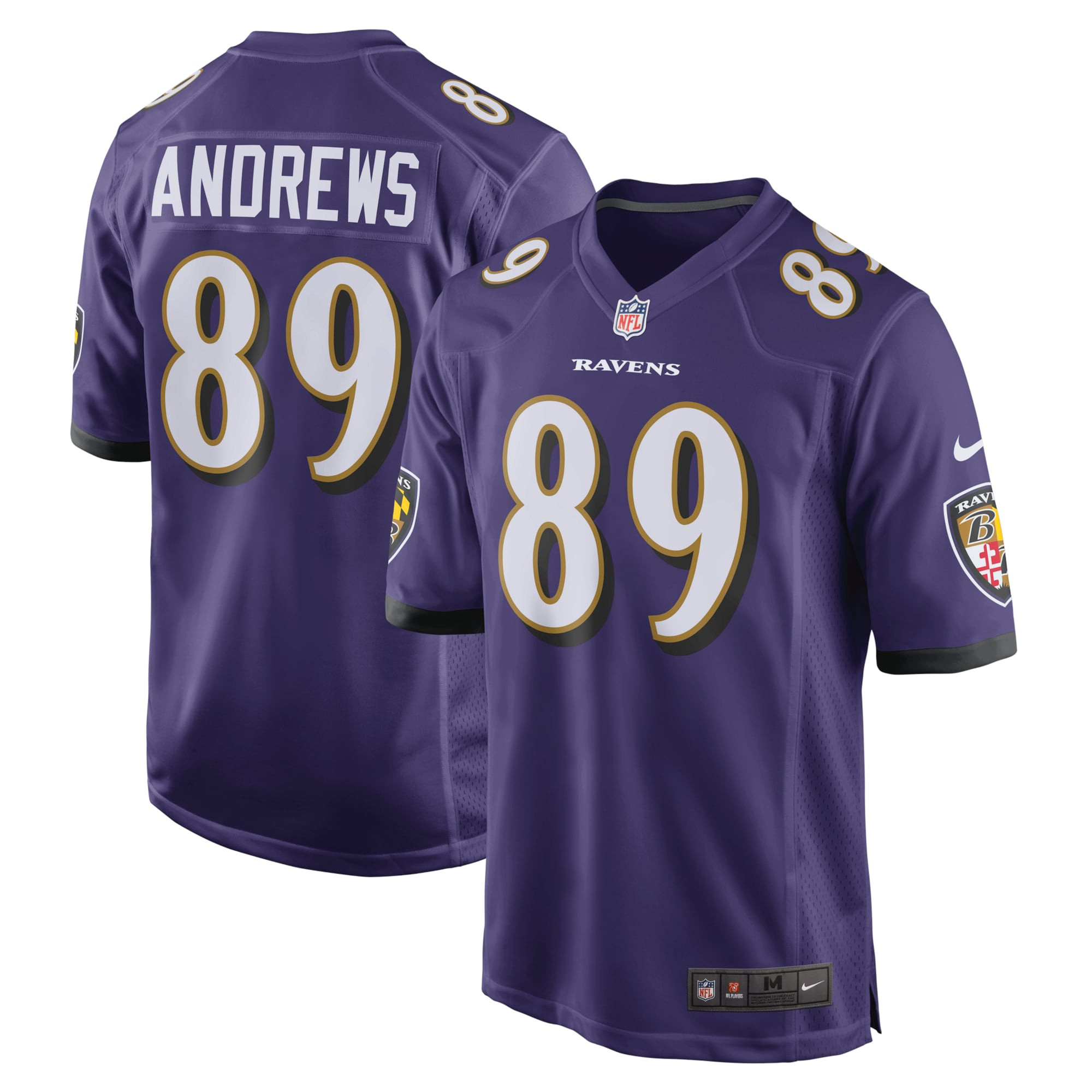 Mark Andrews Baltimore Ravens Game Team Jersey - Purple Nfl