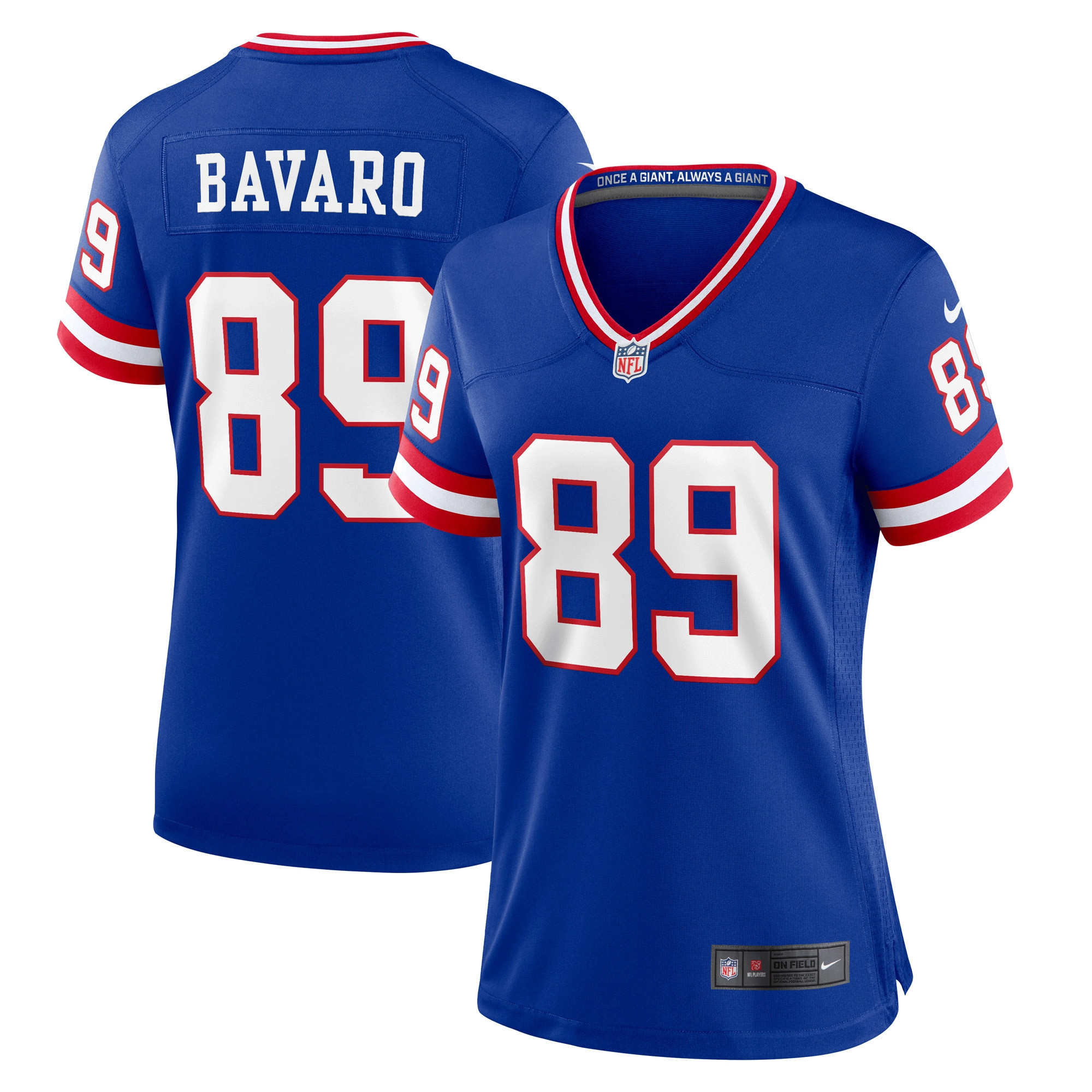 Mark Bavaro New York Giants Womens Classic Retired Player Game Jersey - Royal Nfl