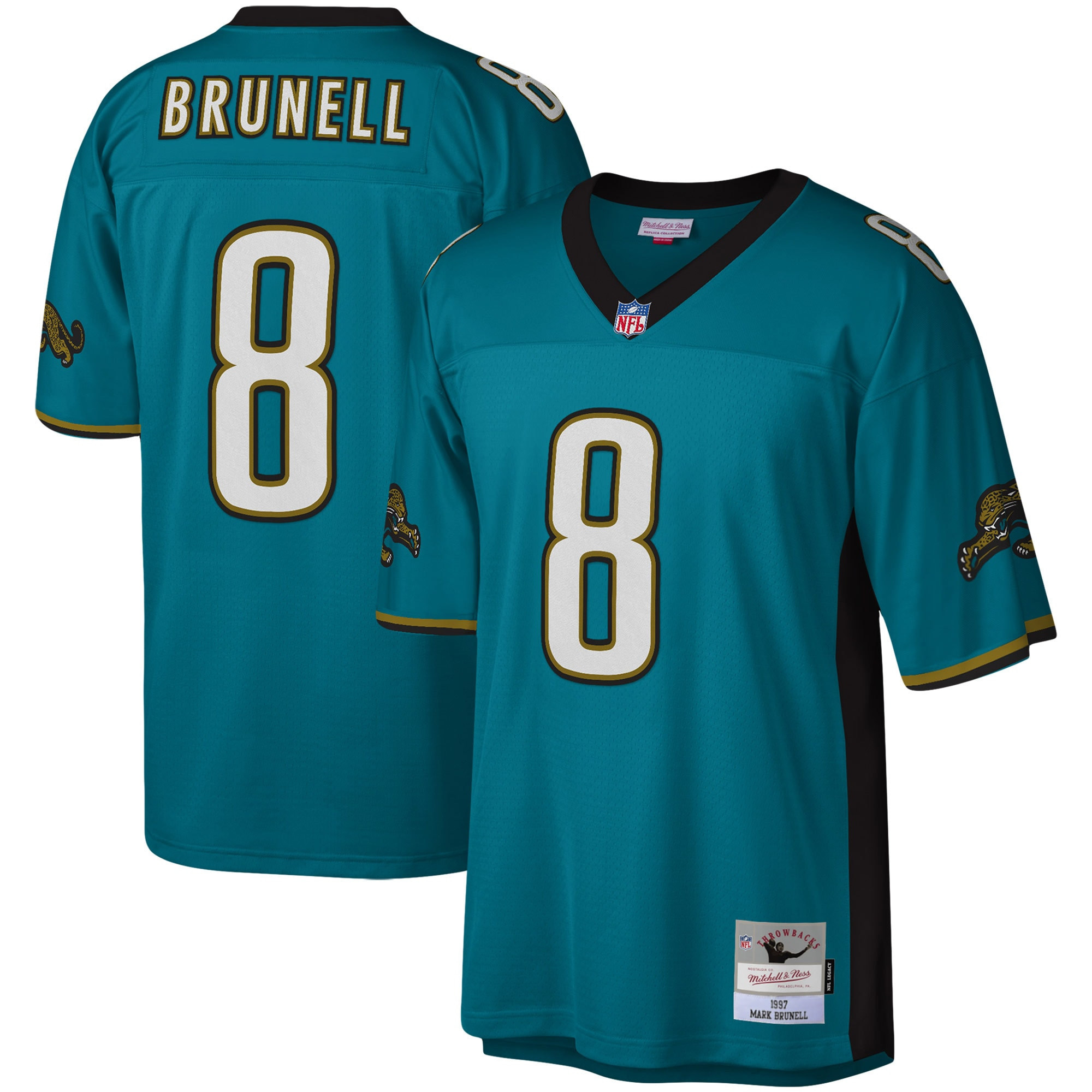 Mark Brunell Jacksonville Jaguars Mitchell & Ness Legacy Replica Jersey - Teal Nfl