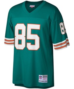 Mark Duper 85 Miami Dolphins Mitchell & Ness 1984 Legacy Jersey - Aqua