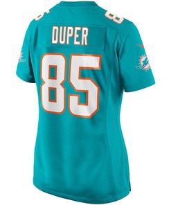 Mark Duper 85 Miami Dolphins Women's Game Retired Player Jersey - Aqua