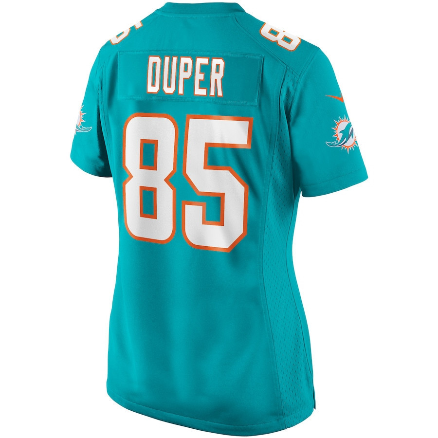 Mark Duper 85 Miami Dolphins Women's Game Retired Player Jersey - Aqua