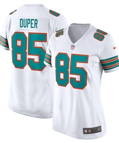 Mark Duper 85 Miami Dolphins Women's Retired Player Jersey - White