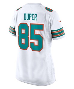 Mark Duper 85 Miami Dolphins Women's Retired Player Jersey - White