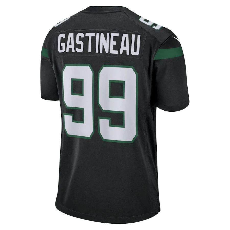 Mark Gastineau 99 New York Jets Game Jersey - Stealth Black