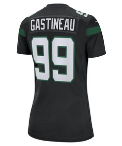 Mark Gastineau 99 New York Jets Women's Game Jersey - Stealth Black